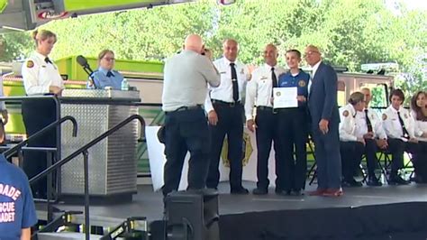 Induction ceremony held for 13 Miami-Dade Fire Rescue cadets